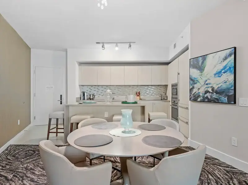 Kitchen and dining area